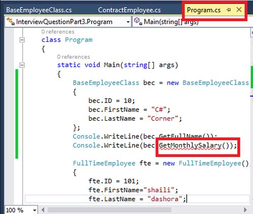 get month selary method